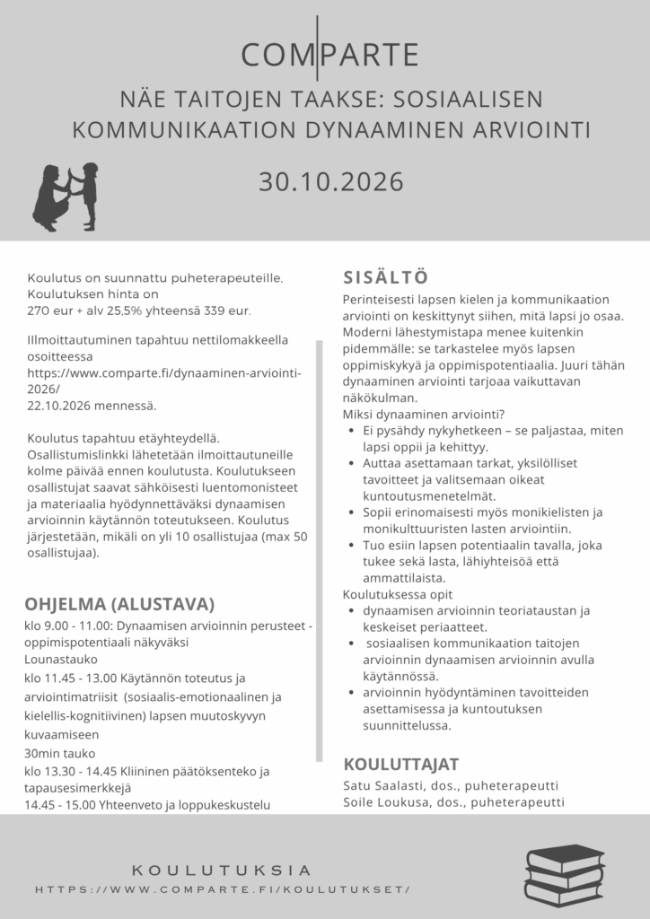 Dynaaminen arviointi -koulutuksen ohjelma